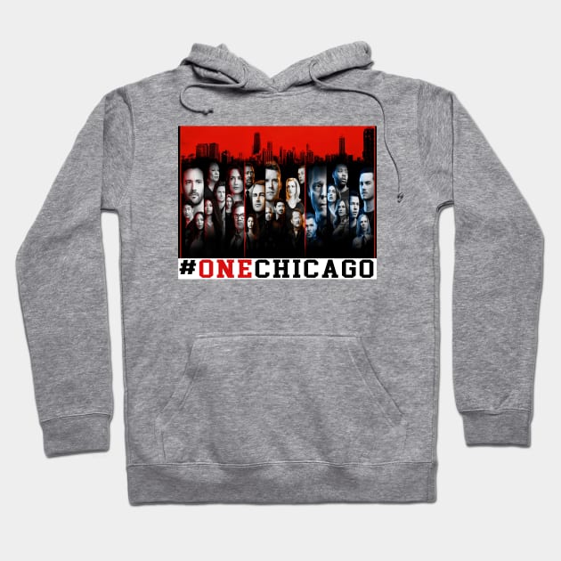 One Chicago Bleached Chicago Fire Hoodie by Loweryo Judew